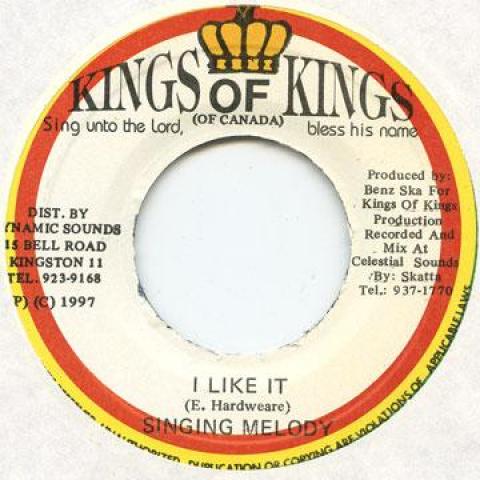 

7inch Record SINGING MELODY - I Like It Kings Of Kings 1997 Jamaica Reggae, Ska & Dub