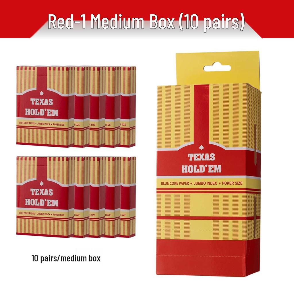 Carte da Gioco da Poker in PVC Impermeabile con Stampa Grande Texas - Durevoli e Resistenti allo Sbiadimento