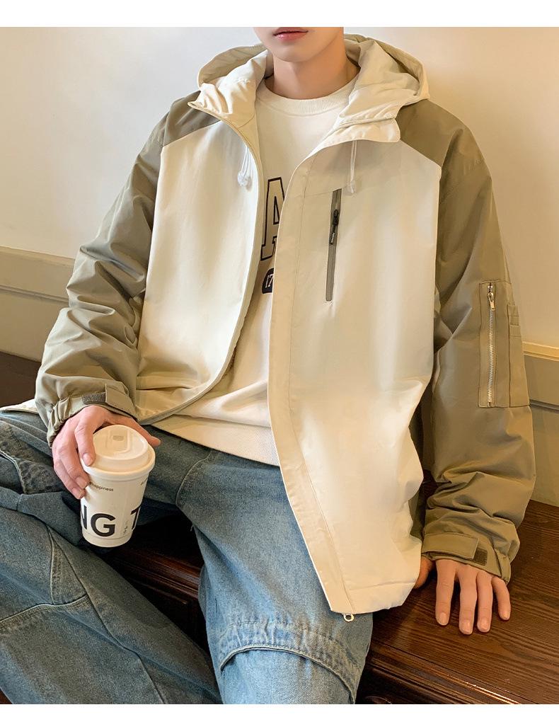 Men's Hooded Jacket: Autumn/Winter 2025, Plus Velvet, Trendy American Style, Outdoor Mountaineering, Casual Workwear.