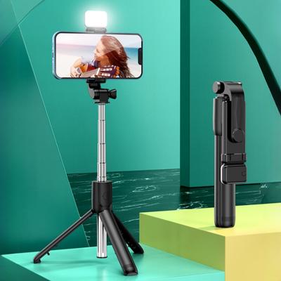 Todo En Uno Trípode Portátil Expandible Para IPhone Palo Selfie Palo Selfie Con Control Remoto Con Control Remoto Inalámbrico BT Desmontable Compatible