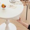 Oil Proof Round Table Cover Waterproof Elastic Table Cover Stretch Tablecloth  Kitchen Use