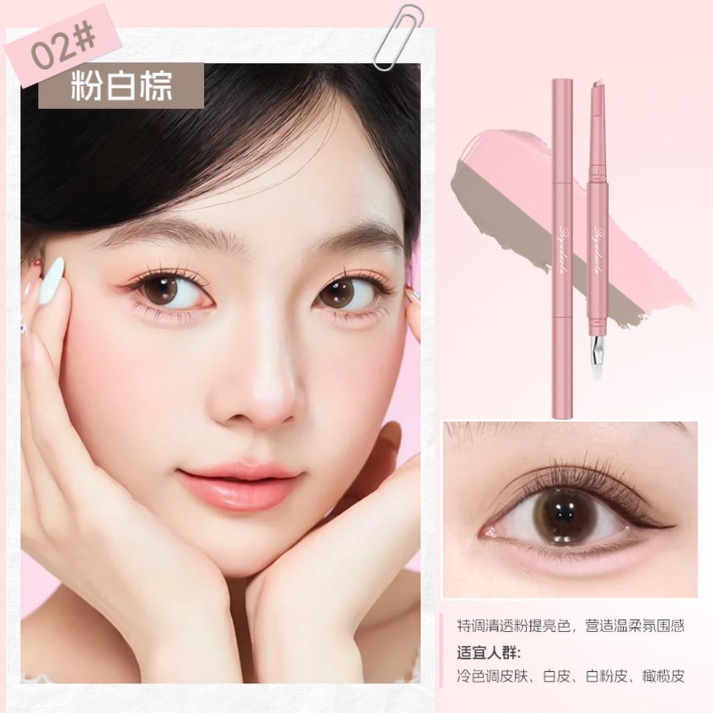 Double- Contouring For Under-Eye Bags Pencil Shading For 3D Under-Eye Bag Eye Shadow Eye Area