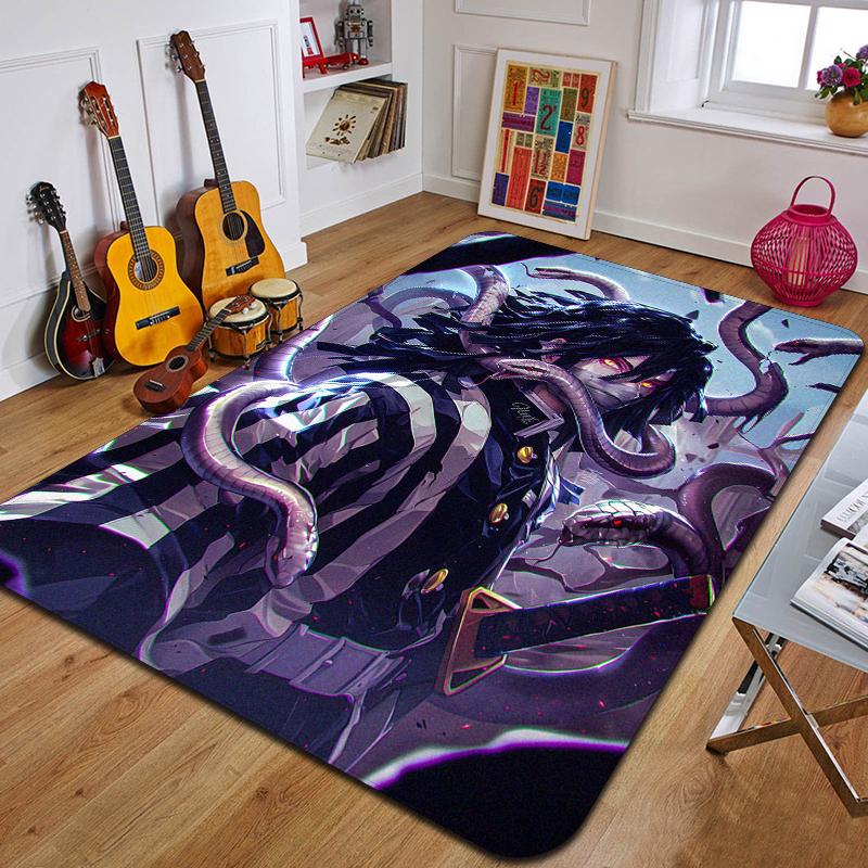 D-demons Layer Printed Carpet Fashion Yoga Mat Bedroom Decorative Carpet Living Room Bathroom Decorative Floor MAt Birthday Gift