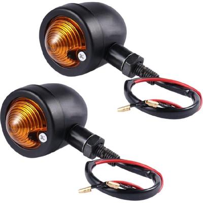 1 Pair Replacement Indicator Lamp Motorcycle Retro LED Turn Signals Blinker Motorbike Accessories Turning Indicators