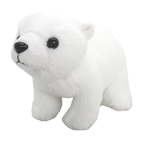 Sanei Boeki Original Plush Pururun Marine Polar Bear W5 x D13 x H8.5cm Animal