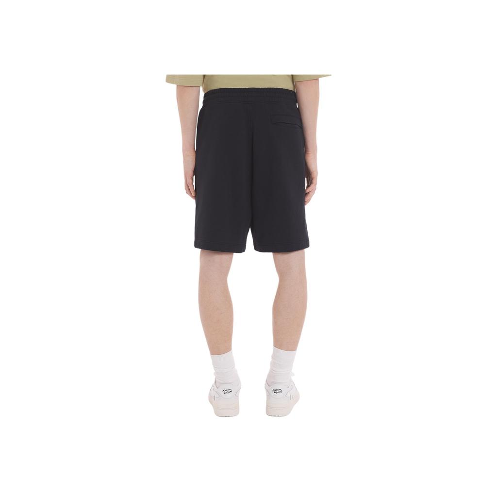 Maison Kitsune SS24 Fox Head Patch Drawstring Pocket Loose Casual Shorts Men shorts Black MM01121KM0001-P199