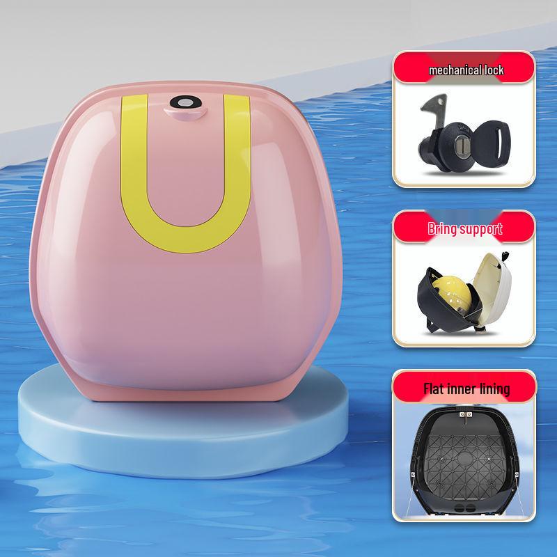 Rear Trunk Storage Box for Yadea DQ6S, Aima Vava, Tailing, and Xiaoniu Electric Scooters