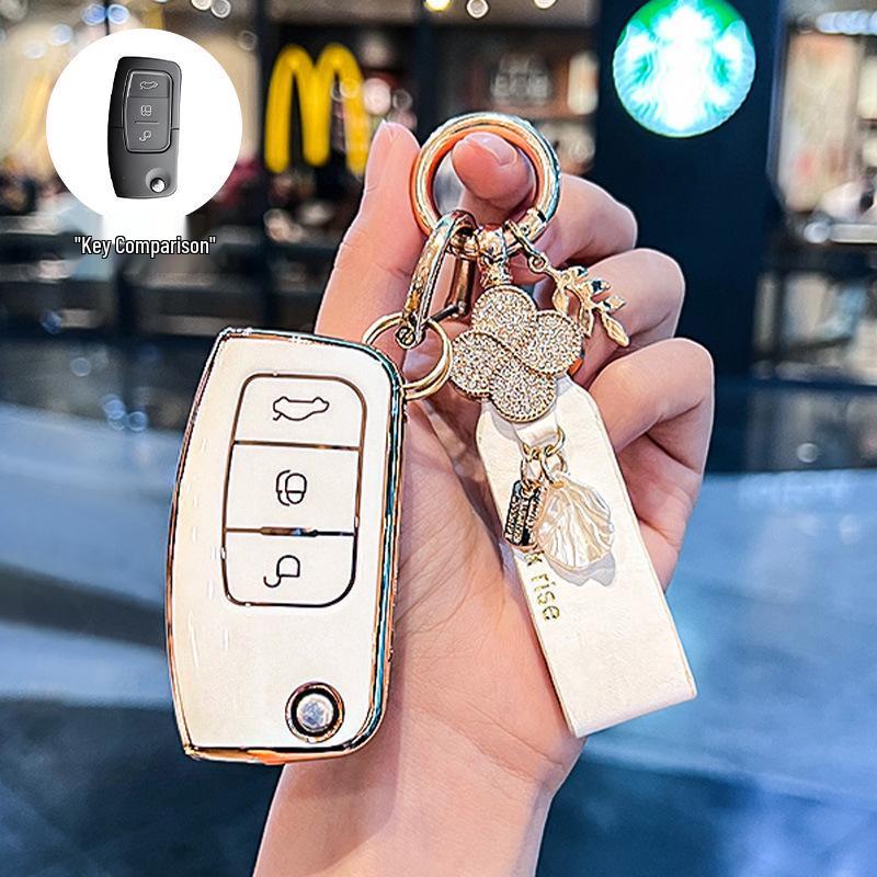 Ford 09-13 Classic Focus Fiesta Key Case, 16/18 EcoSport Old Model Key Bag