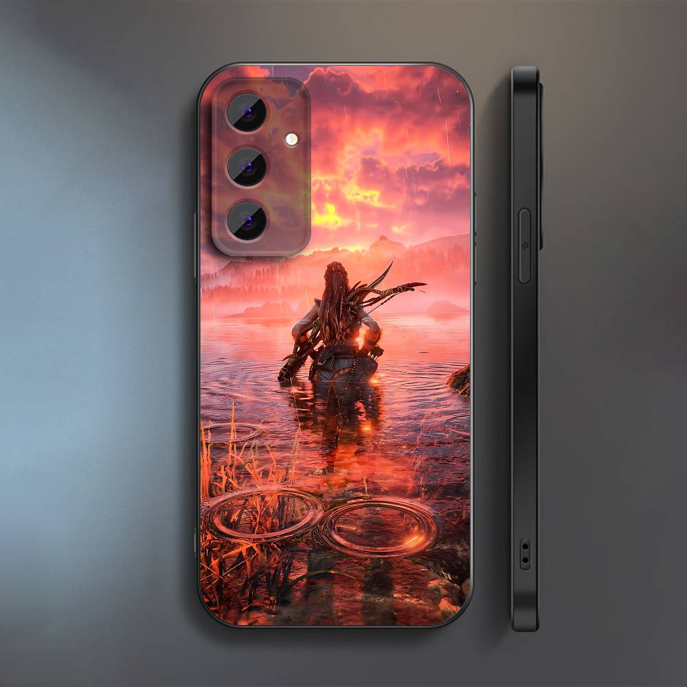 H-Horizon Forbidden West Aloy Phone Case For Samsung S22,S24,S20,S25,S23,S30,S26,Ultra,Plus,5G ,Fe,Lite Black Cover