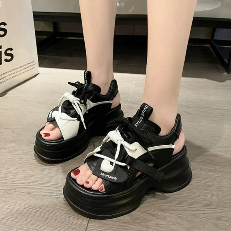 Sports Height 2025 Luxury Summer Ladies Shoes Comfortable Daily Korea Sales Shoe on Offer Asian Size The Best Women's Sandals