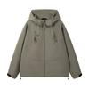 Fashion Solid Color Jacket Top Outdoor Men's and Women's Same Age-reducing Versatile Coat