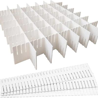 Adjustable Divider Drawer, Drawer Organiser System, Drawer Divider for Cupboard, Underwear, Socks