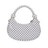 Borsa a Pois Piccola, Borsa Quadrata Piccola alla Moda a Tracolla, Borsa a Mano a Forma di Ravioli
