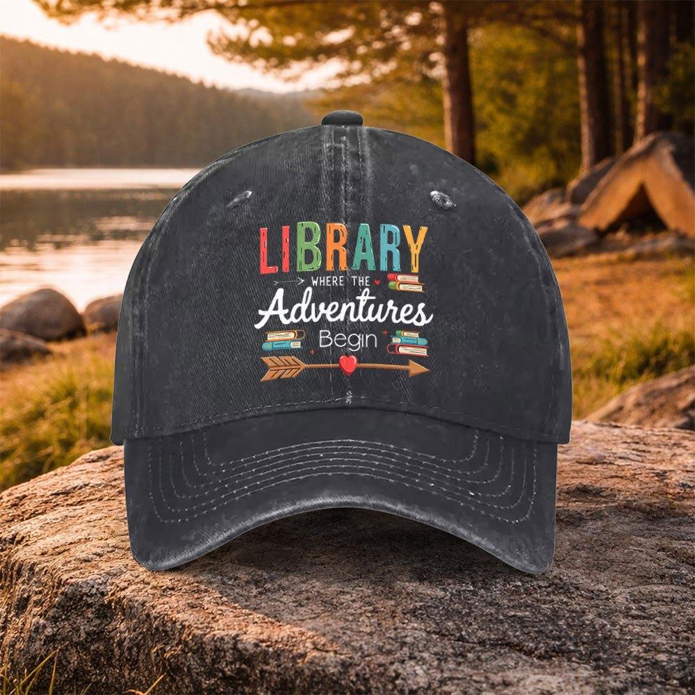 Pc Casual Versatile Book Adventure Themed Printed Washed Baseball Cap Suitable for Golf Casual Wear and Outdoor Activities