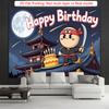 Party Backdrop Flat Ninja Pagoda Events Celebration Photo Booth Birthday Party Decor