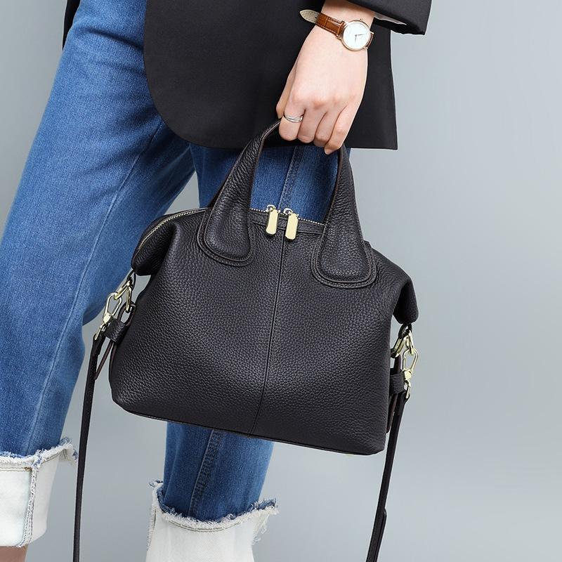 Bags Autumn and Winter New Crossbody Bag  Fashionable  Large Capacity  High-end Feel  Single Shoulder Genuine Leather Bag for Women
