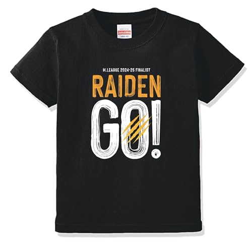 

[Официальный] Футболка в честь финальной квалификации команды M League TEAM Raiden 2025 - Официальный мерч по маджонгу RAIDEN GOver (JP, Алфавит, L, Черный)