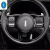 ABS Auto Steering Wheel Decoration Frame Cover Trim For Haval Dargo 2th  2024 / Tank 300   Carbon Fiber Accessories