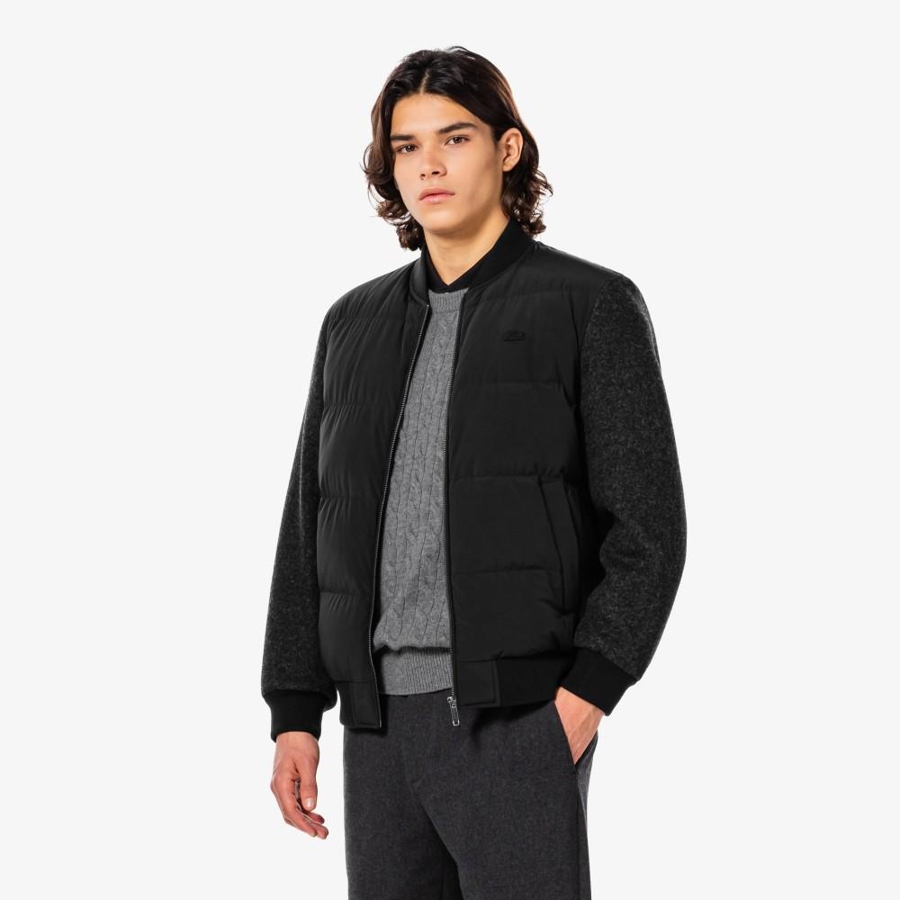 [lacoste] Men's Wool Jersey Hybrid Jacket BH883E-55N031