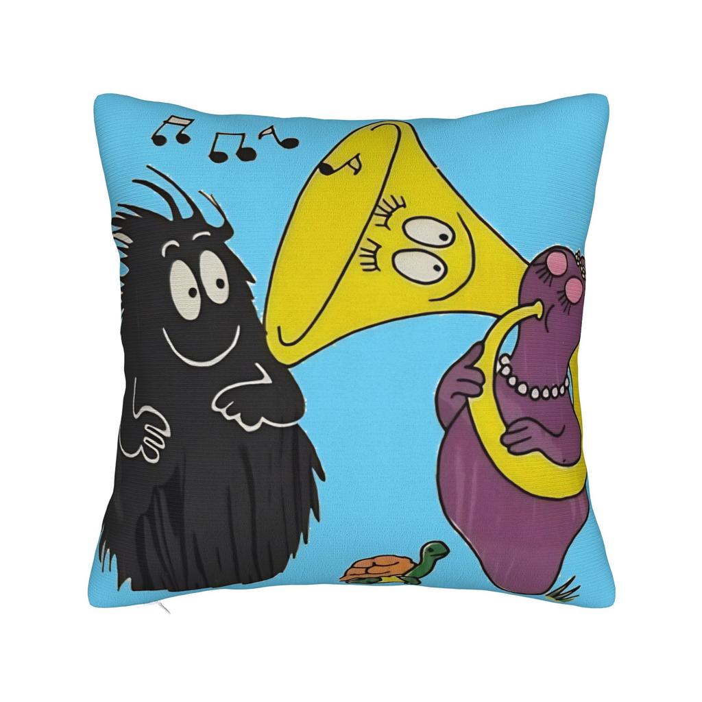 Barbapapas Pillow Cover Soft Cushion Cover Fashion Pillow Case For Sofa Home Decor