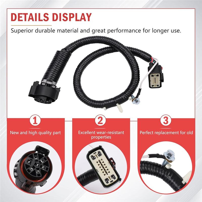 

Trailer Hitch Tow Wiring Harness Connector Kit For Ford F-150 2009-2014 4.6L 5.4L 3.5L 3.7L 9L3Z-15A416-A 9L3Z15A416A