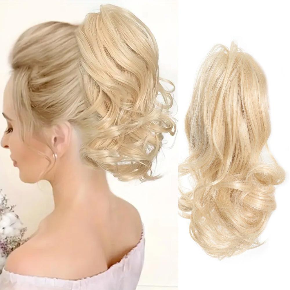 

Жіноча шпилька-затискач для хвостика, велика, з міцним захватом, для напівзібраного волосся, модна, пишна, з великою хвилею