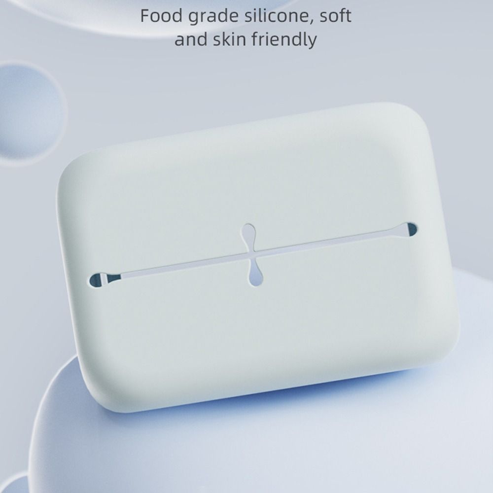 Non-slip Tissue Storage Box Silicone Napkin Dispenser Portable Paper Container Home Decoration