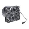 High Performances 12V Cooling Fan 7000RPM 120mm Size Includes Square to Round Duct Adapter for Industrial Use