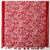 Cashew Voile Yarn Shawl with Tassels Breathable and Soft Cashew Scaf for Women Beach Vacation and Music Festival