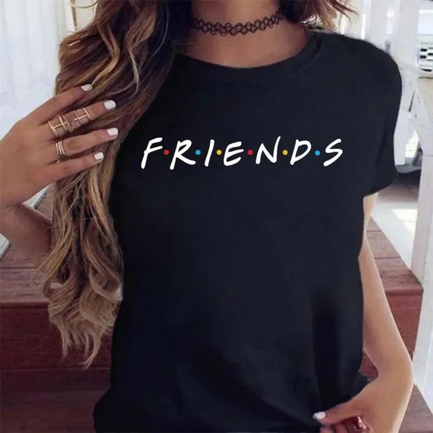 T Shirt Women Korean Style Fashion Tshirt Letter Printed Tees Top Female oversized t shirt y2k top women clothes S чёрный