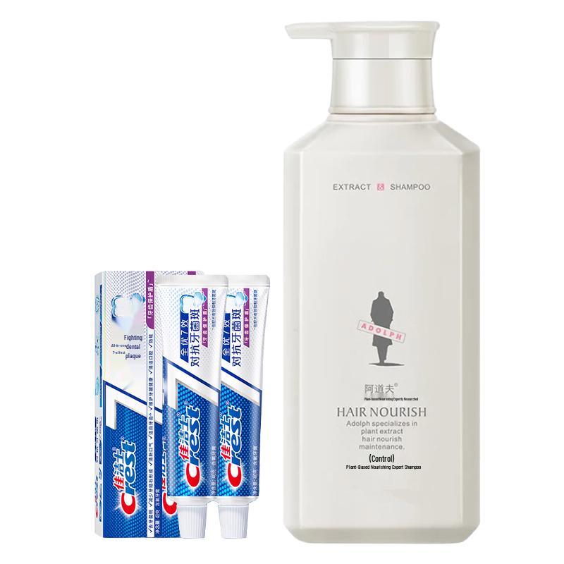 Crest 7-Effect Toothpaste & Adolfo Shampoo Family Bundle