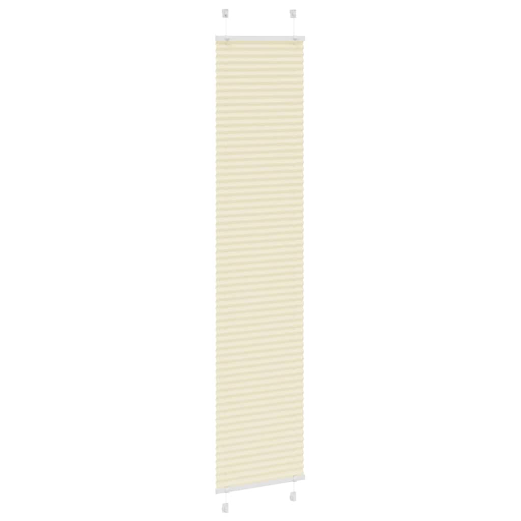 Cream Pleated Blind 50X200 Cm Fabric Width 49.4Cm