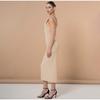 Sexy Solid Color Sleeveless Women's Spring Summer New Dress Twist Shoulder Strap Slim Dress Fashionable Wrap Evening Party Elegant Dress