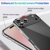 Stylish Full Wrap Clear Case for iPhone 17 Air 16 Plus 15 pro max, Anti-Yellowing Shockproof Air Cushion Corners Slim Anti-Scratch Phone Shell