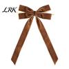 Reusable Christmas Party Supplies Velvet Ribbon Bow Xmas Pendant, Tree Flannel Ornament, Indoor Wedding Banquet Decor Decorative Retro Style