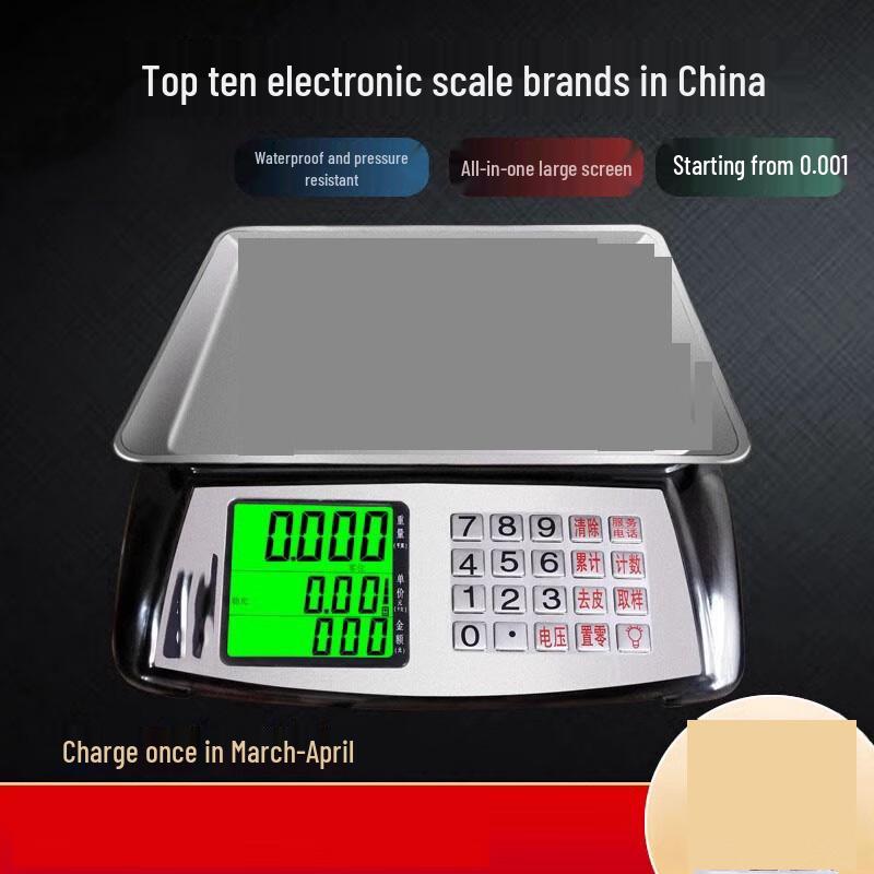 Compact Digital Scale CN plug (adapter included)