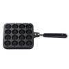 16 Holes Octopus Meatballs Pan Aluminum Alloy Takoyaki Baking Mold Tray for Home Kitchen