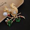 Cartoon Animal Vintage Squirrel Pin Gold Squirrel Animal Lapel Pins  New Year Gifts