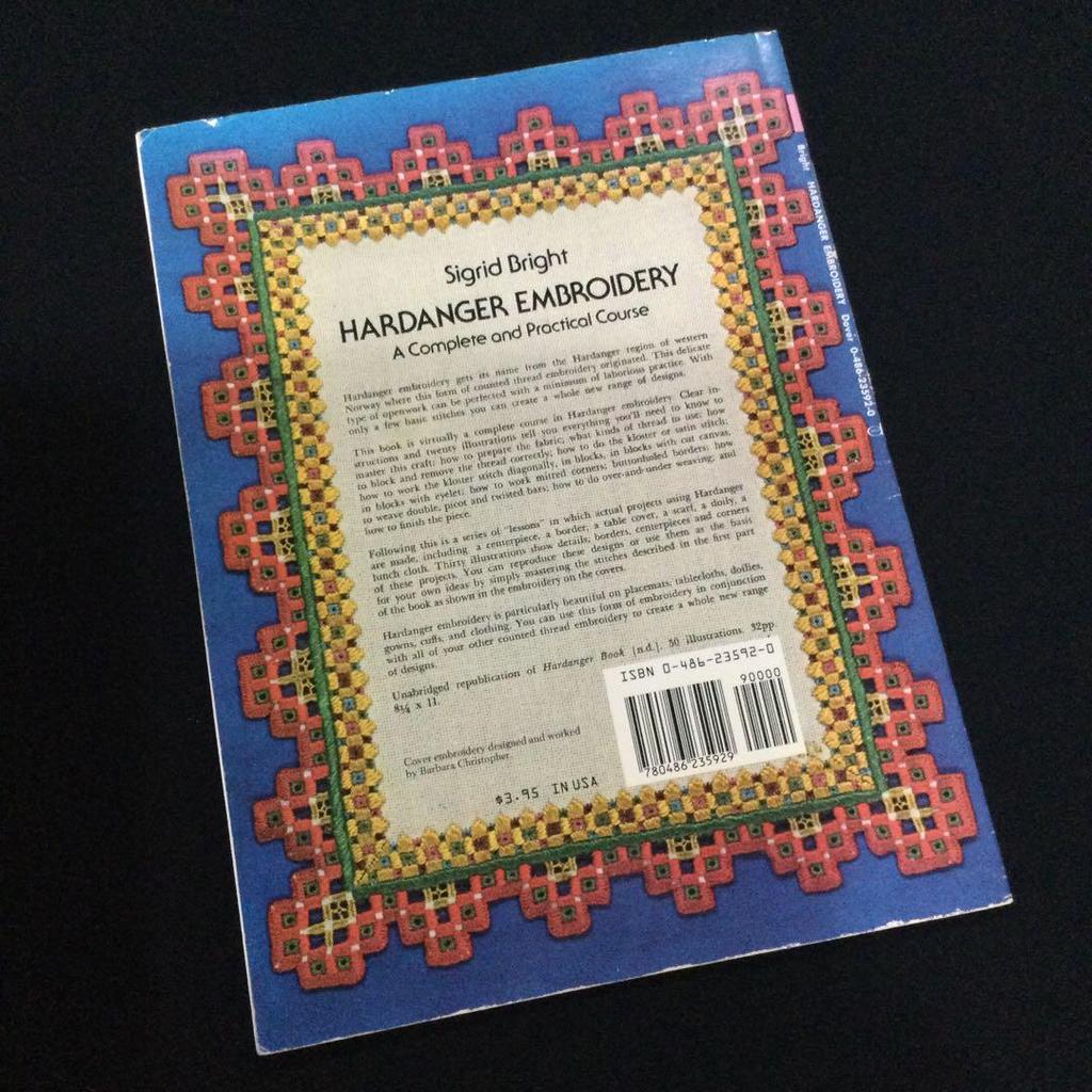 [USED] Hardanger Embroidery, English Books, Embroidery, Hardanger Embroidery
