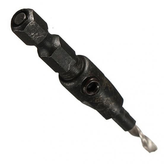 4 Pcs HSS Countersink Drill Bit Set Quick Change Hex Shank Screw #6 #8 #10 #12