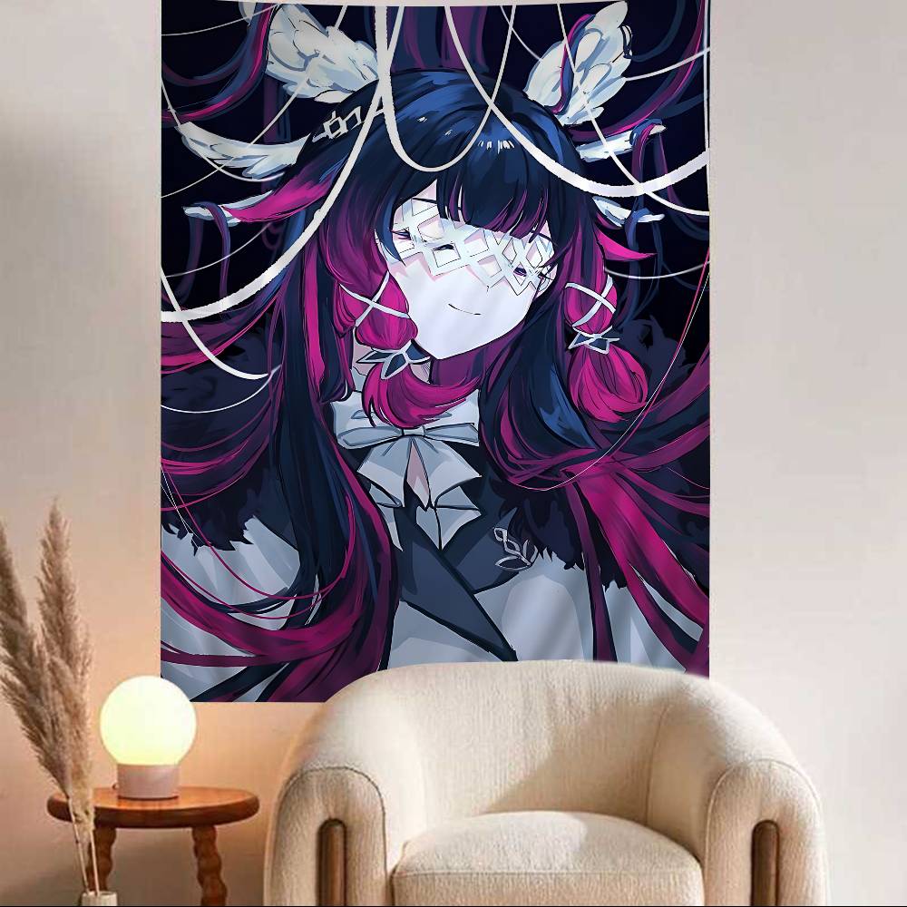 Genshin Impact Columbina Colorful Tapestry Wall Hanging Bohemian Wall Tapestries Mandala Wall Hanging Sheets