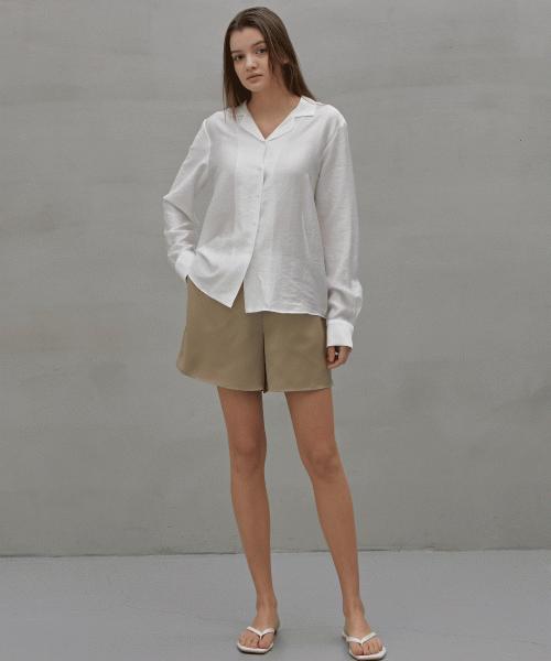 Rank 5 [Hazel] Satin Banding Shorts