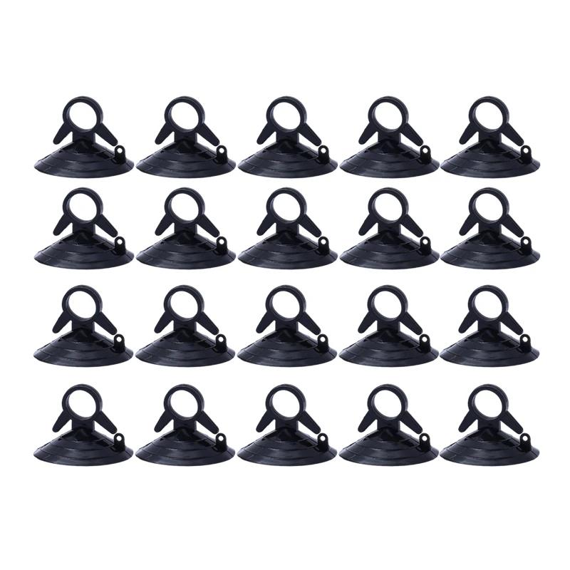 Autoglas Windschutzscheibe Sonnenschutz Saugnäpfe Kleine PVC Saugnäpfe Autofenster Saugnapfhaken 45mm für Automotive Visier 30/10Stk
