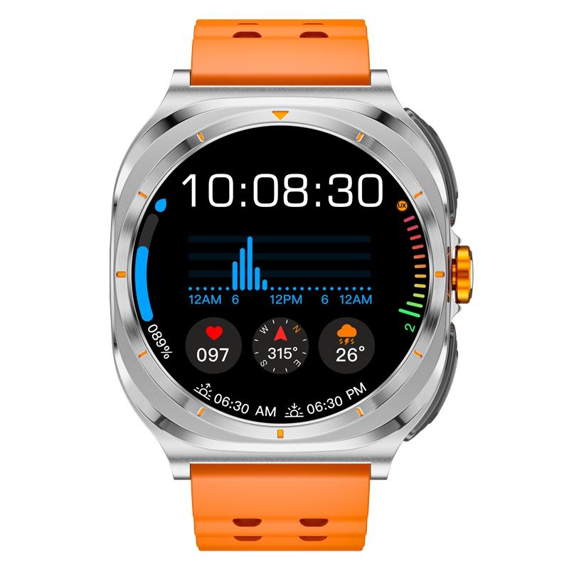 Rainbuvvy GT98 Smartwatch TWS Schermo Grande HD 1,53 pollici 360x360 IP67 Impermeabile Orologio Sportivo Bluetooth Android Auricolari Orologio