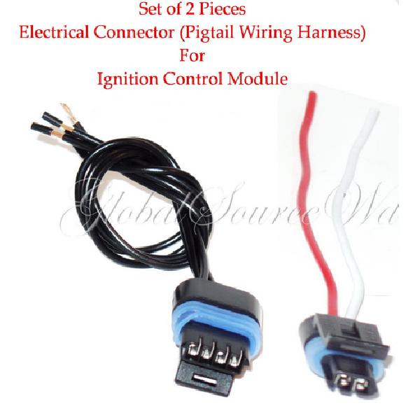2 Electrical Connector For Ignition Control Module LX363 Fits: GM Vehicles 87-93