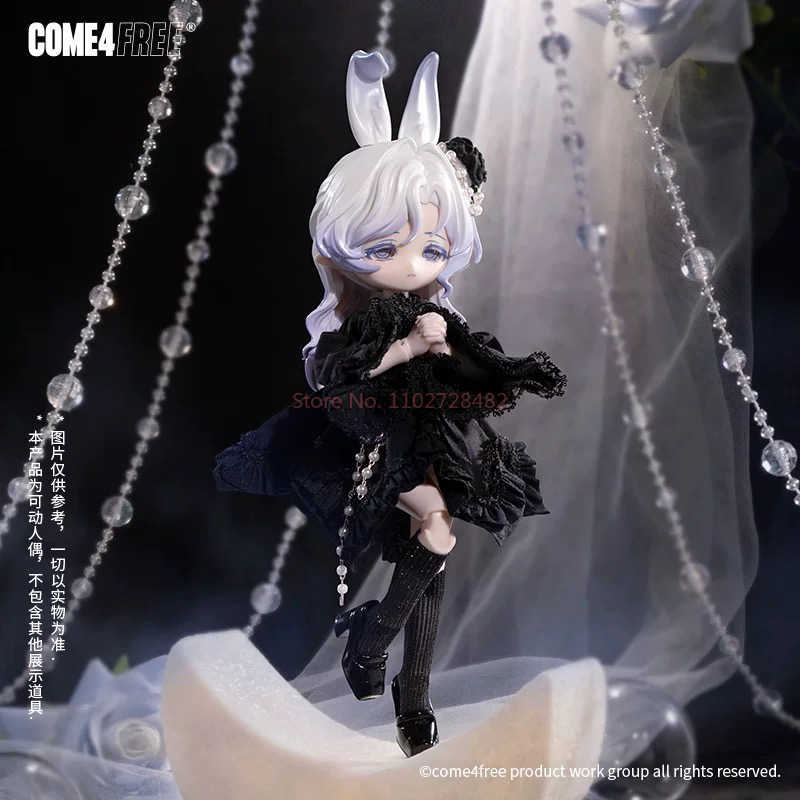 Come4free 1/12 Bjd Blind Box Bonnie Meteorological Star Language Series Kawaii Rabbit Bjd Decora Articulated Action Figures Toy
