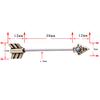 Retro Arrow Industrial Scaffold Bar Ear Cartilage Helix Barbell Piercing Jewelry