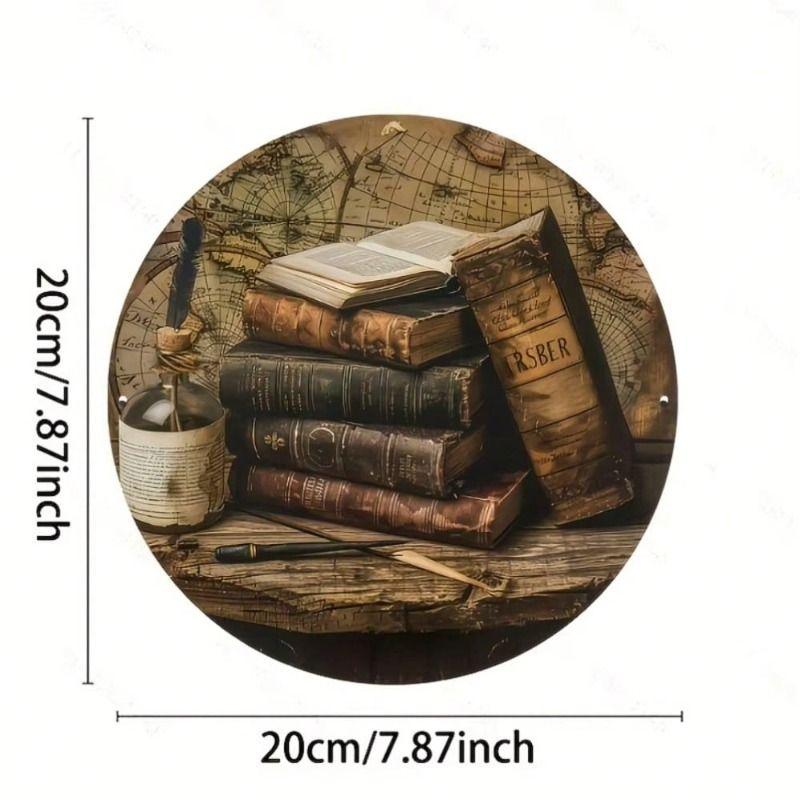 Metal Wall Art Sign Home Decor 20x20 Cm