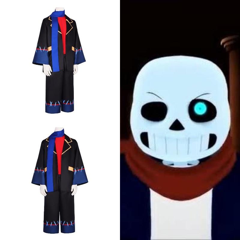 Undertale Game Frisk Cosplay Costume  Peripheral Polyester Material Black Outfit