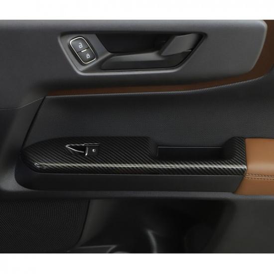 4X Carbon Fiber Window Lift Trim Switches Panel Cover For Ford Bronco Sport 21+